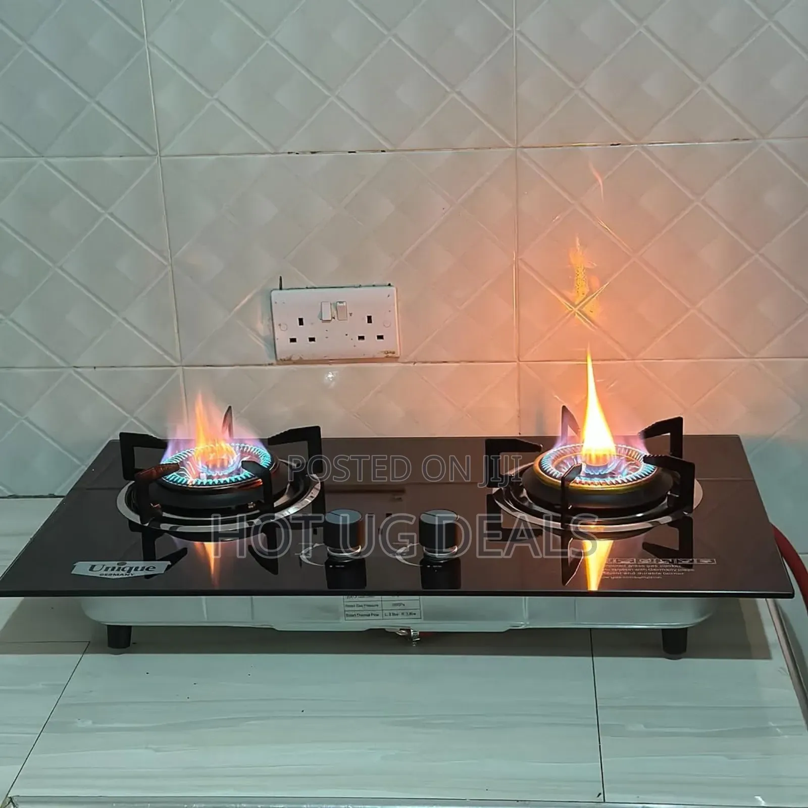 Happy Home Double Inbuilt Hob Gas Stove With Auto Ignition
