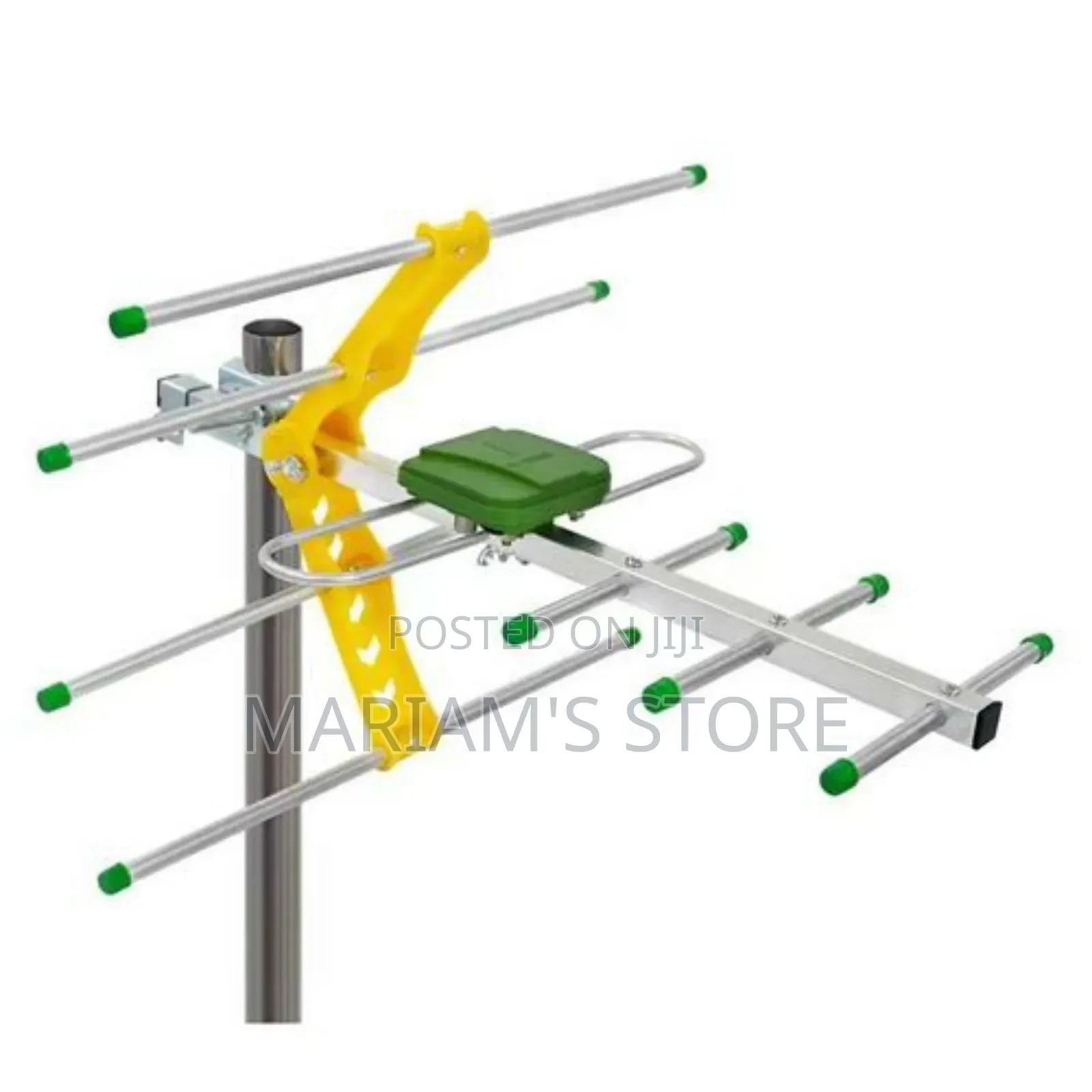 Universal Freeview Antenna Silver+8m Connection Line