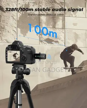 3-in-1 Mini Microphone for iPhone, Android, Camera - 328ft Long Range,