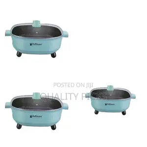 Hoffmans 6 Litre Ceramic Nonstick - Deep Electric Frying Pan