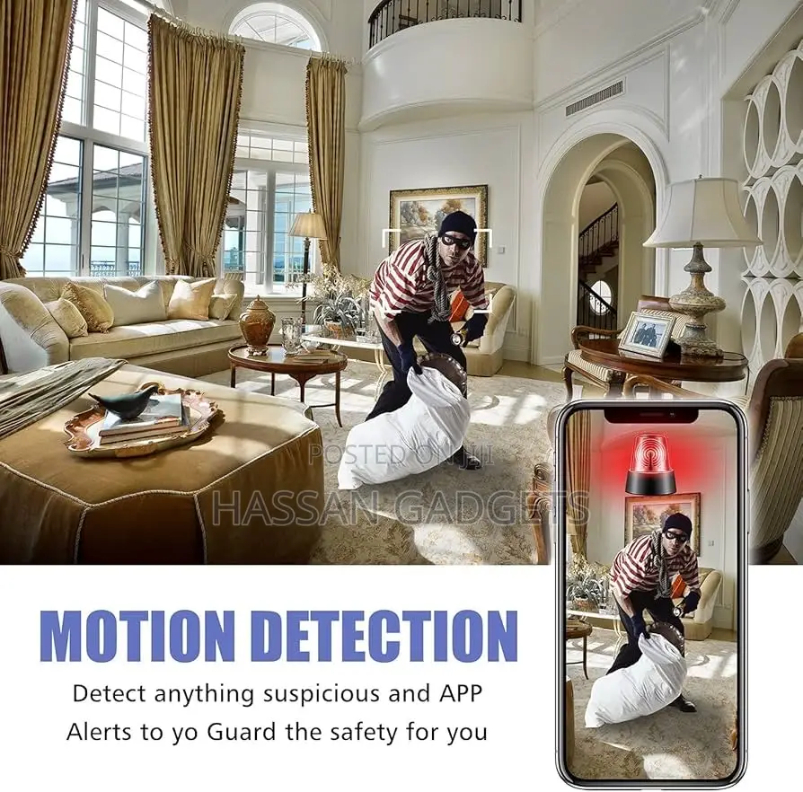 Spy Hidden Camera With Audio/Video. 1080p Hd Wifi Camera