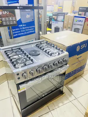 SPJ New 4 Gas 1 Electric 80/60 Advanced Cooker