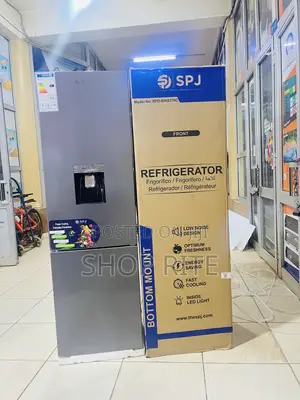 SPJ 379 Double Door Bottom Freezer Refrigerator