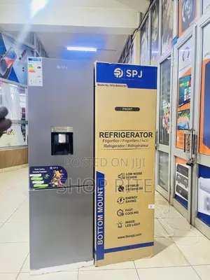 SPJ 379 Electric Double Door Refrigerator With Water Dispenser