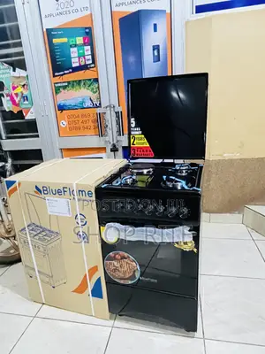 Blueflame 3 Gas 1 Electric 50/50cm Cooker Black