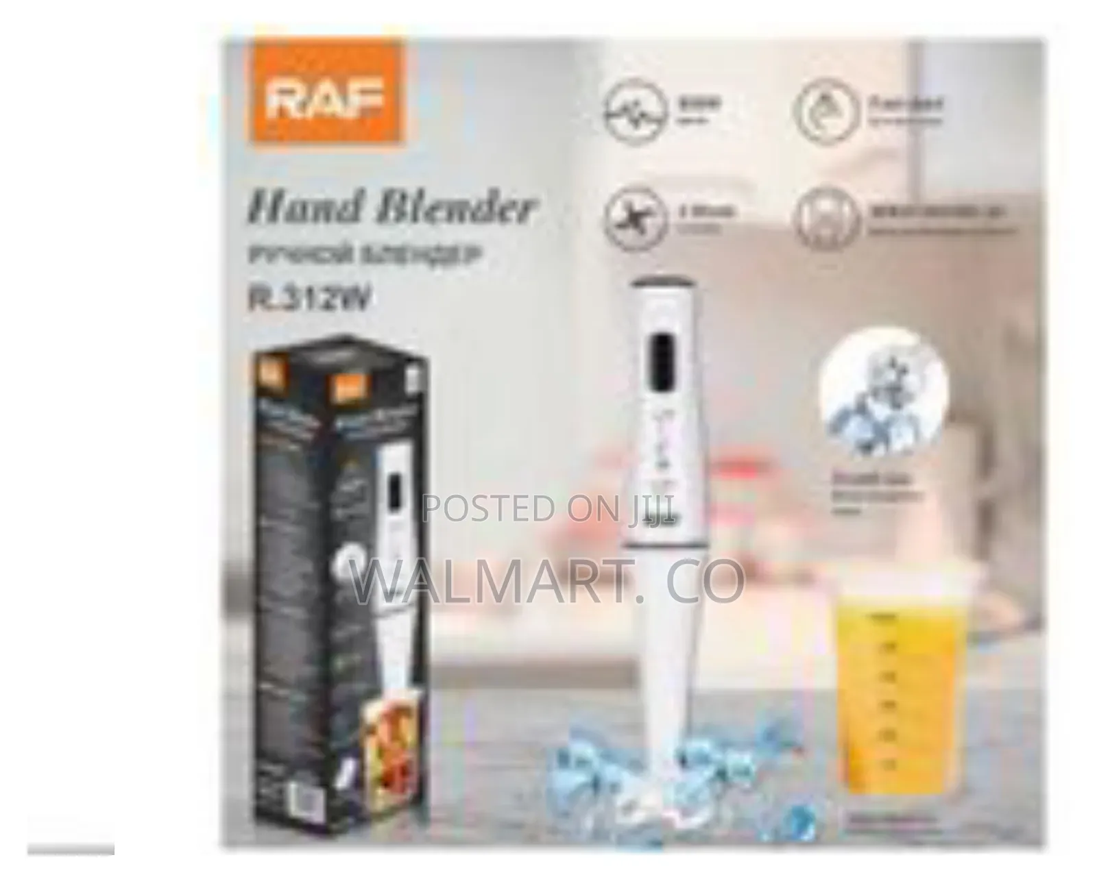 Raf Ergonomic Immersion Blender Multicolor