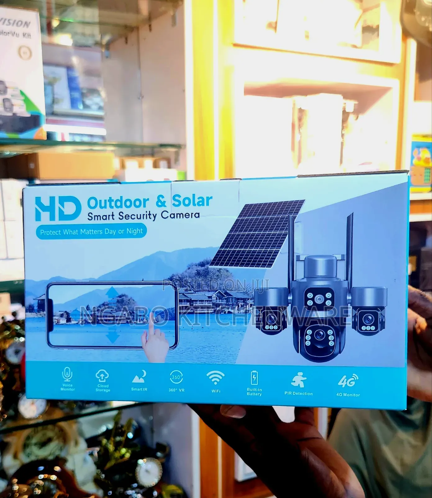 Solar Smart Security Camera