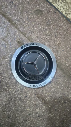 Mercedes-Benz Silver Black Centre Rim Caps