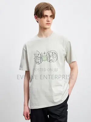 Xside Crew Neck Rick and Morty Printed Men's T-Shirt