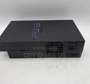 Playstation 2 Ps2 Fat Black Game Console With Controllers