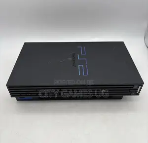 Playstation 2 Ps2 Fat Black Game Console With Controllers
