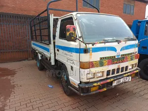 White Isuzu Truck
