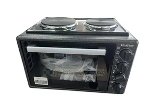 Blueflame Electric Mini Oven With Two Hot Plates on Top.