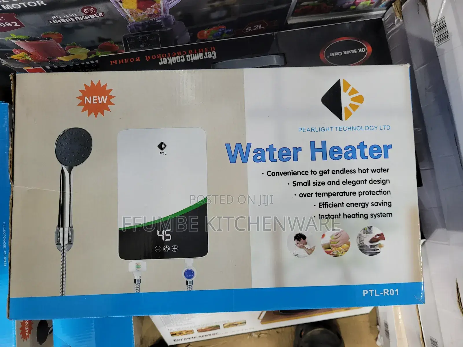 Instant Water Heater Pearl Light