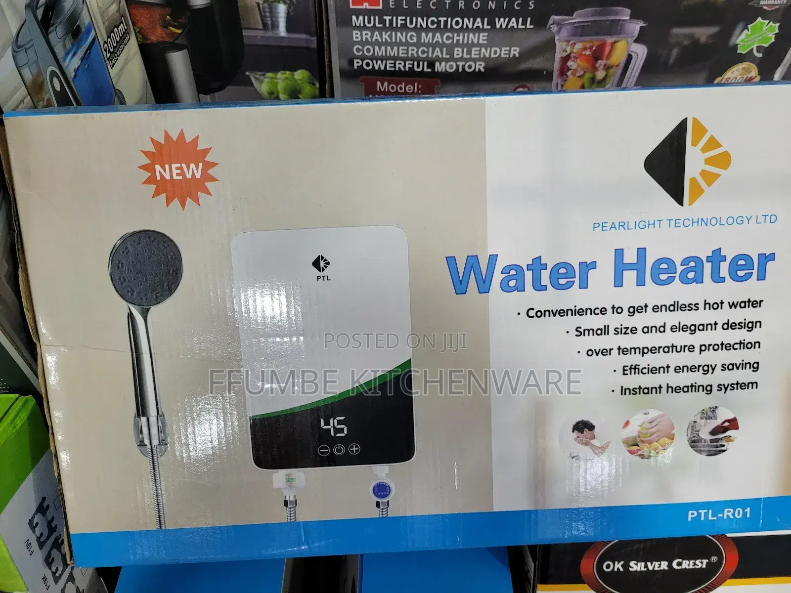 Instant Water Heater Pearl Light
