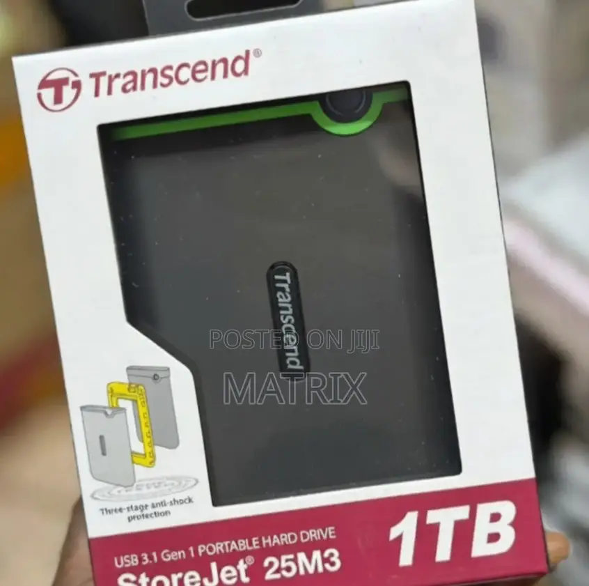 1tb Transcend Portable Hard Drive