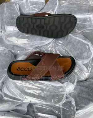 Original Men’S Brown Ecco Cross Leather Sandals