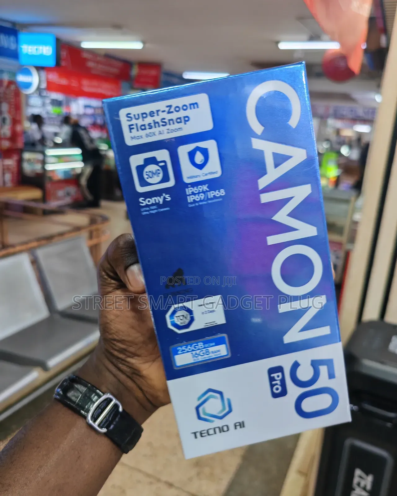 New Tecno Camon 50 256 GB Gray