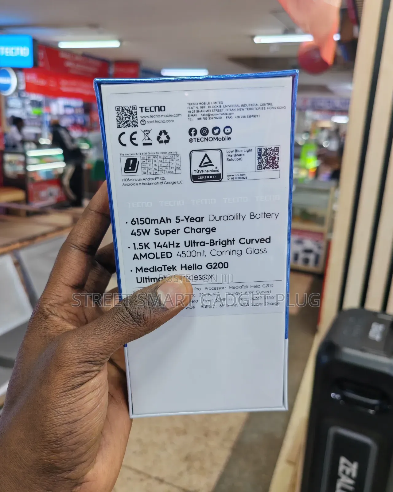 New Tecno Camon 50 256 GB Gray