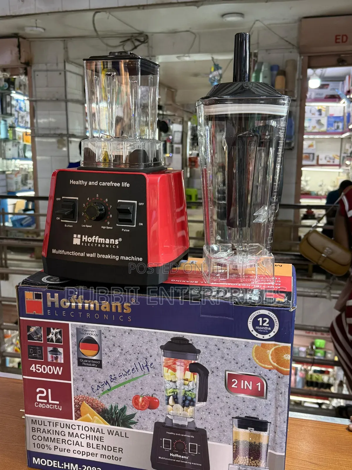 Commercial Blender 2 in 1