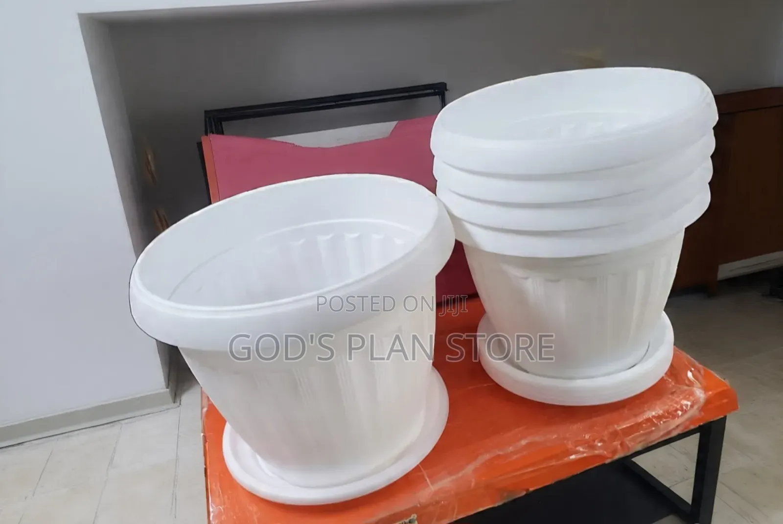 Static Round Plastic Flower Pots Plastic Flower Pots