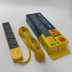 Dr. Volt 5- Way Power Extension Cable With Built-in Surge Protection