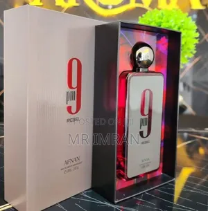Aromatic Fruity Unisex Afnan 9pm Rebel