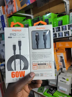 Faster Brand Fc-08 Usb-C to Usb-C 120cm Fast Charging