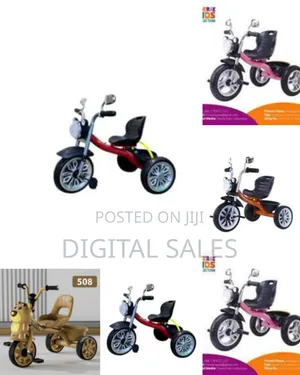 Baby Bicycle Kid Tricycle Baby Toys Ride on Trike With Led Light