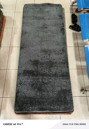Soft Bedside Carpet. Gray Color