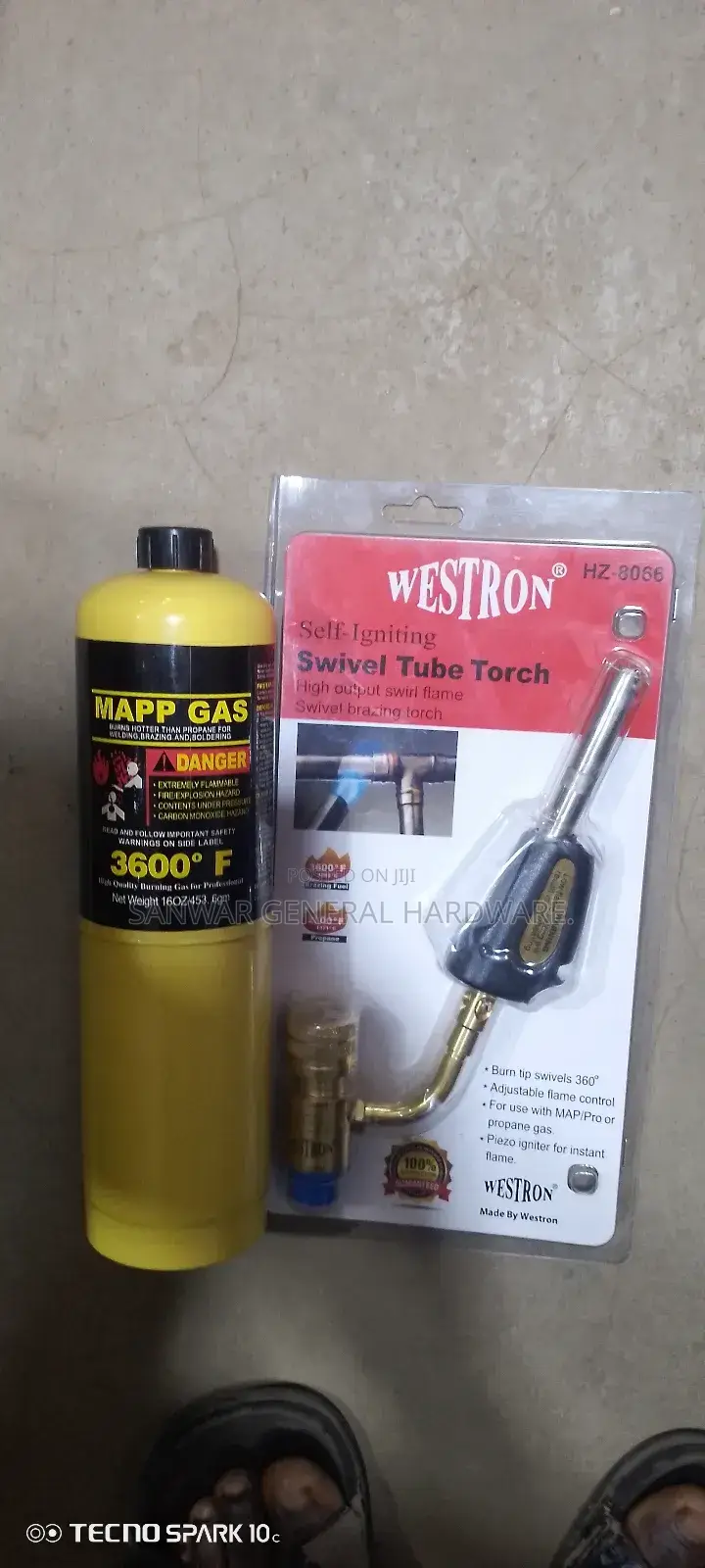 Mapp Pro and Swivel Tube Torch (Complete Set)