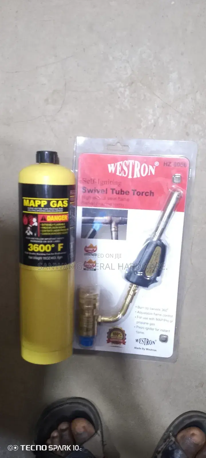 Mapp Pro and Swivel Tube Torch (Complete Set)