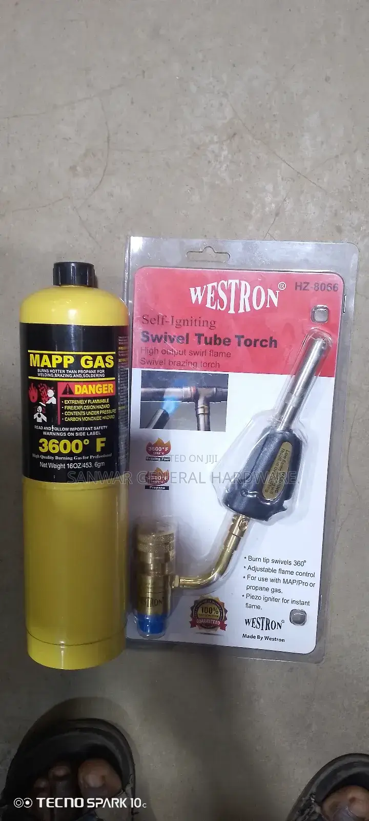 Mapp Pro and Swivel Tube Torch (Complete Set)