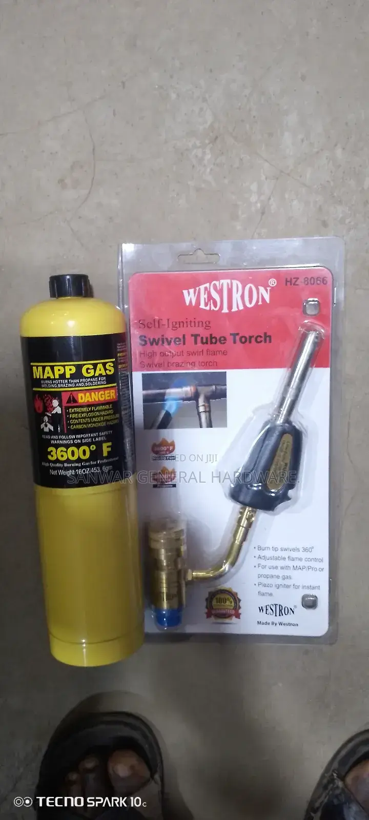 Mapp Pro and Swivel Tube Torch (Complete Set)