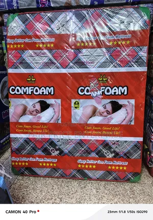 Comfoam Mattress 5x6 By6 Inches. Super Density Mattresses