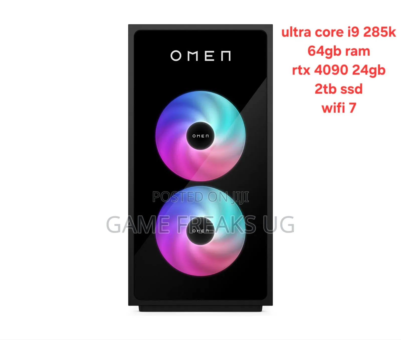 Desktop Computer HP Omen 40L 64GB Intel Core Ultra 9 SSHD+SSD 1T