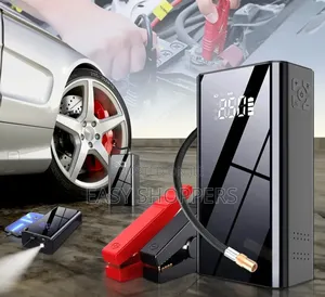 4-in-1 Portable Car Jump Starter and Air Compressor.