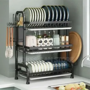 New Kitchen Storage Rack Kitchen Storage Rack Metallic 3 Tier