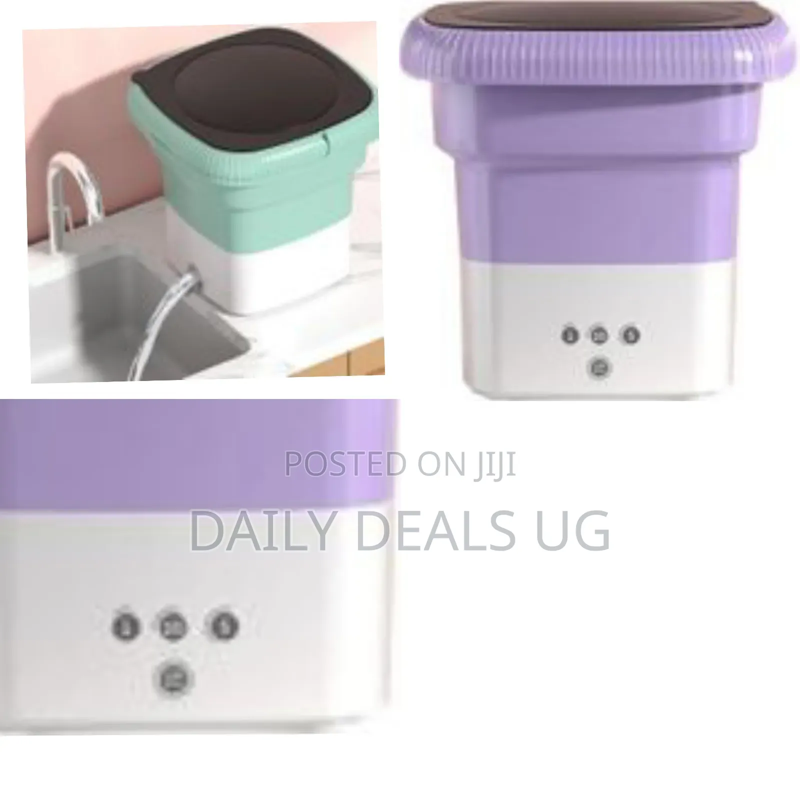 Foldable Mini Washing Machine Designed for Small Laundry