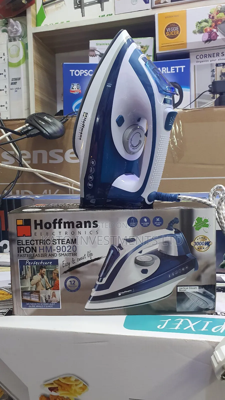 Hoffmans Steam Flat Iron Hm 9029