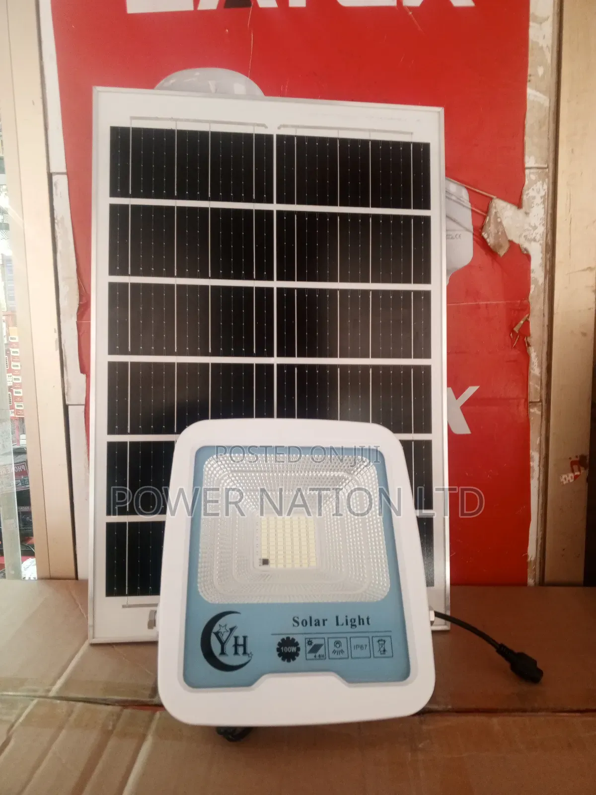 100w Starwhite Solar Flood Light