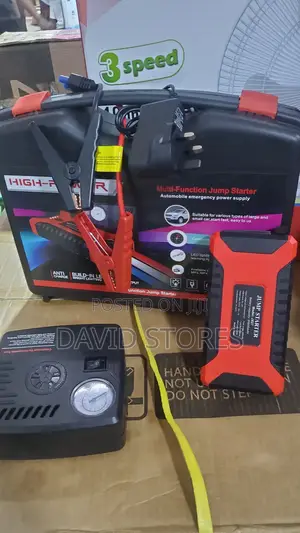 High-Power Multi-Function Jump Starter – 99,800mah With Air Compressor