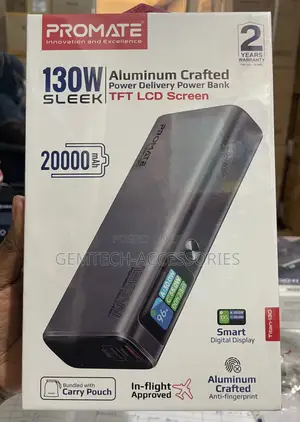 Promate 130w 20000 Laptop Power Bank