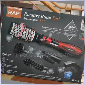 Raf Rotative 5 in 1 Brush for Hair Stylist