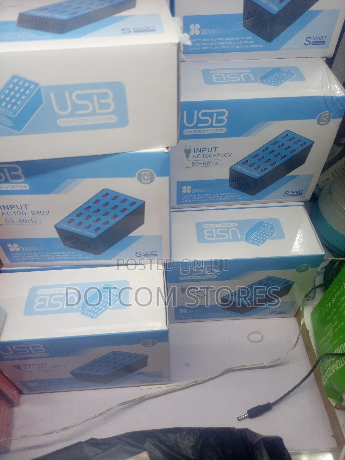 20-Port Usb Charger Station