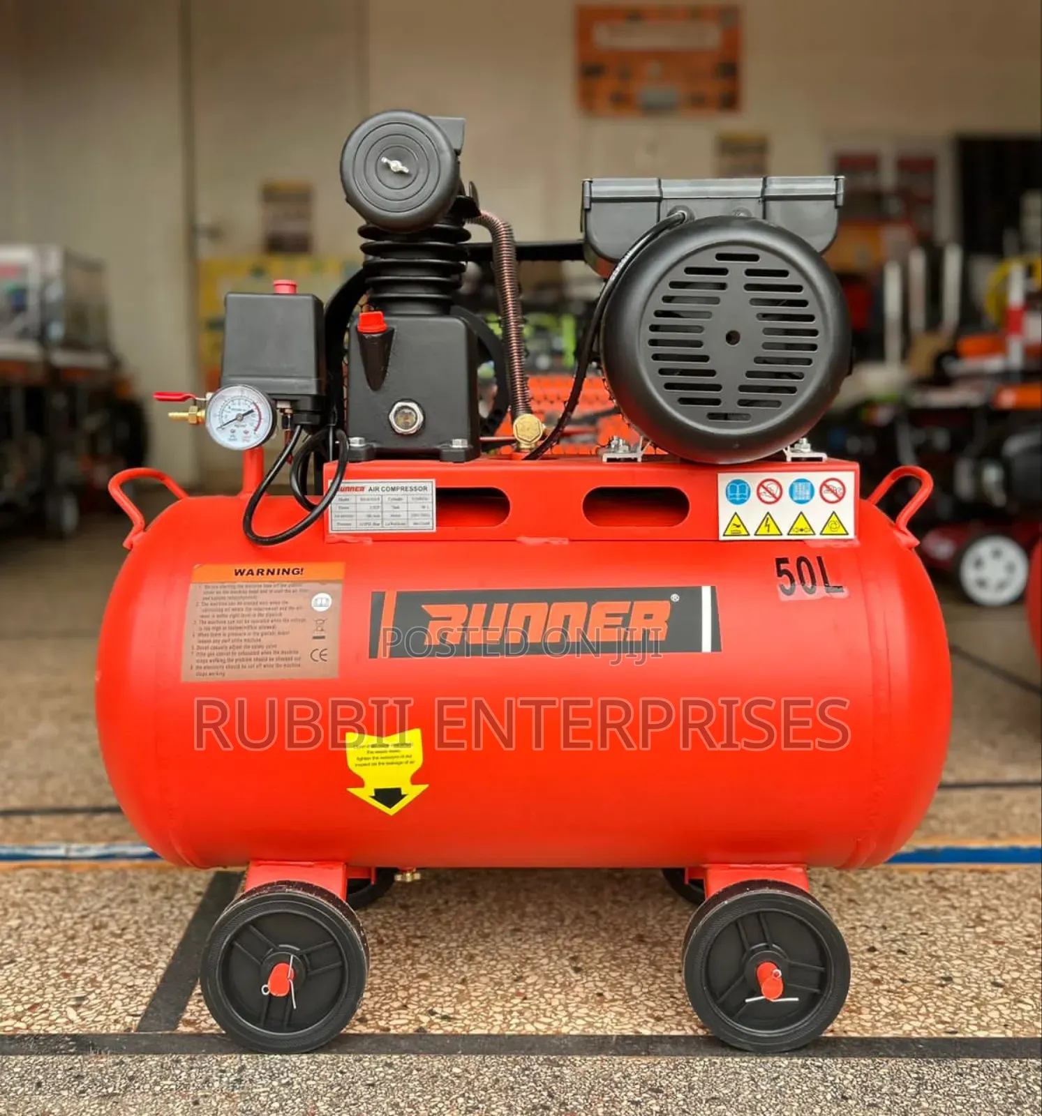 Air Compressor 50l Belt 1 Piston