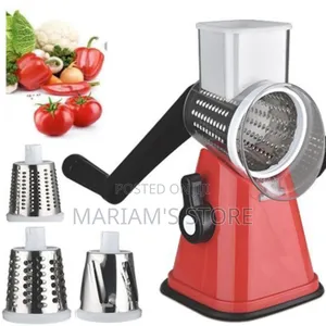 3 in 1 Manual Food Processor Vegetable Grinder- Multicolor