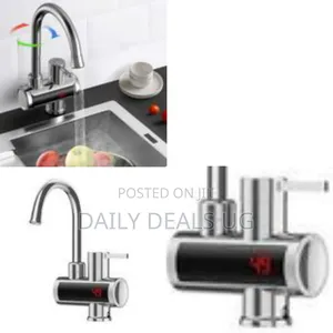 Instant Electric Hot Water Faucet With A Digital Temperature Display