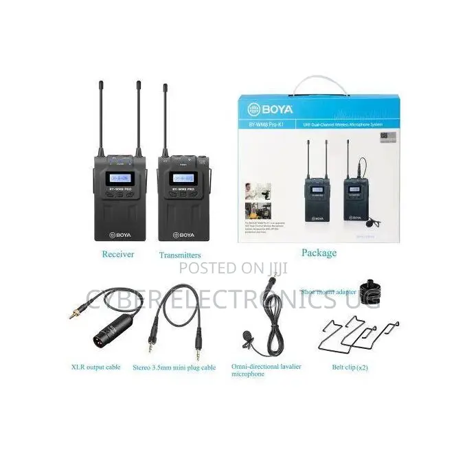 Boya by-Wm8 Pro- Uhf Wireless Microphone System
