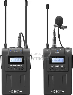 Boya by-Wm8 Pro- Uhf Wireless Microphone System
